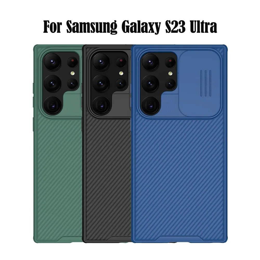 For Samsung Galaxy S23 /S23 Ultra Case NILLKIN CamShield Pro Slide Camera Privacy Protection Cover Bumper For Samsung S23+ Plus