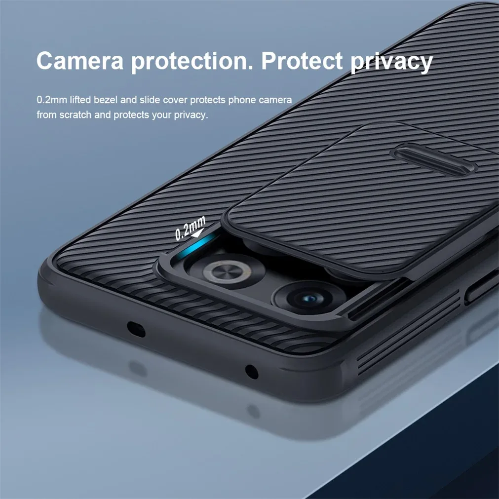 For OnePlus 10T Case NILLKIN CamShield Pro Slide Camera Cover Lens Protection For One Plus 10T 5G Back Cover For OnePlus Ace Pro