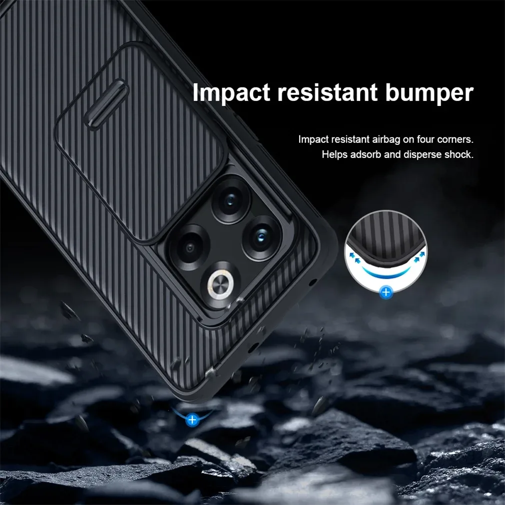 For OnePlus 10T Case NILLKIN CamShield Pro Slide Camera Cover Lens Protection For One Plus 10T 5G Back Cover For OnePlus Ace Pro