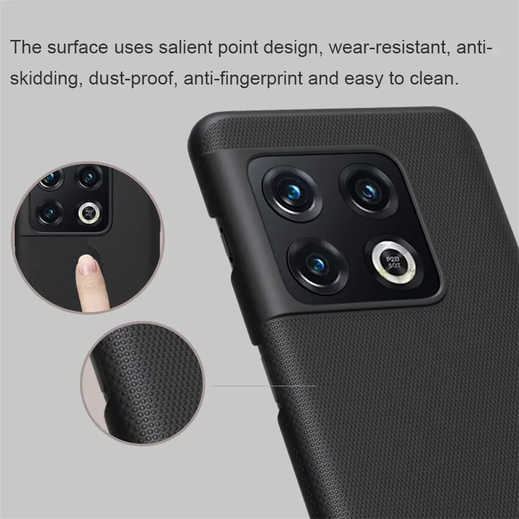 For OnePlus 10 Pro Case NILLKIN Super Frosted Shield Luxuly PC Hard Back Cover For One Plus 10 Pro Phone Shell For OnePlus10 Pro