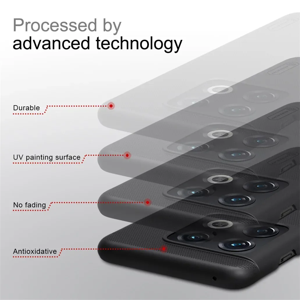 For OnePlus 10 Pro Case NILLKIN Super Frosted Shield Luxuly PC Hard Back Cover For One Plus 10 Pro Phone Shell For OnePlus10 Pro
