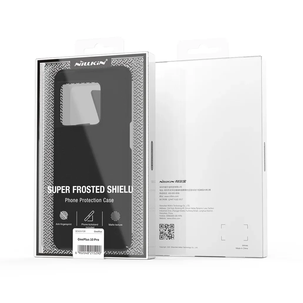 For OnePlus 10 Pro Case NILLKIN Super Frosted Shield Luxuly PC Hard Back Cover For One Plus 10 Pro Phone Shell For OnePlus10 Pro