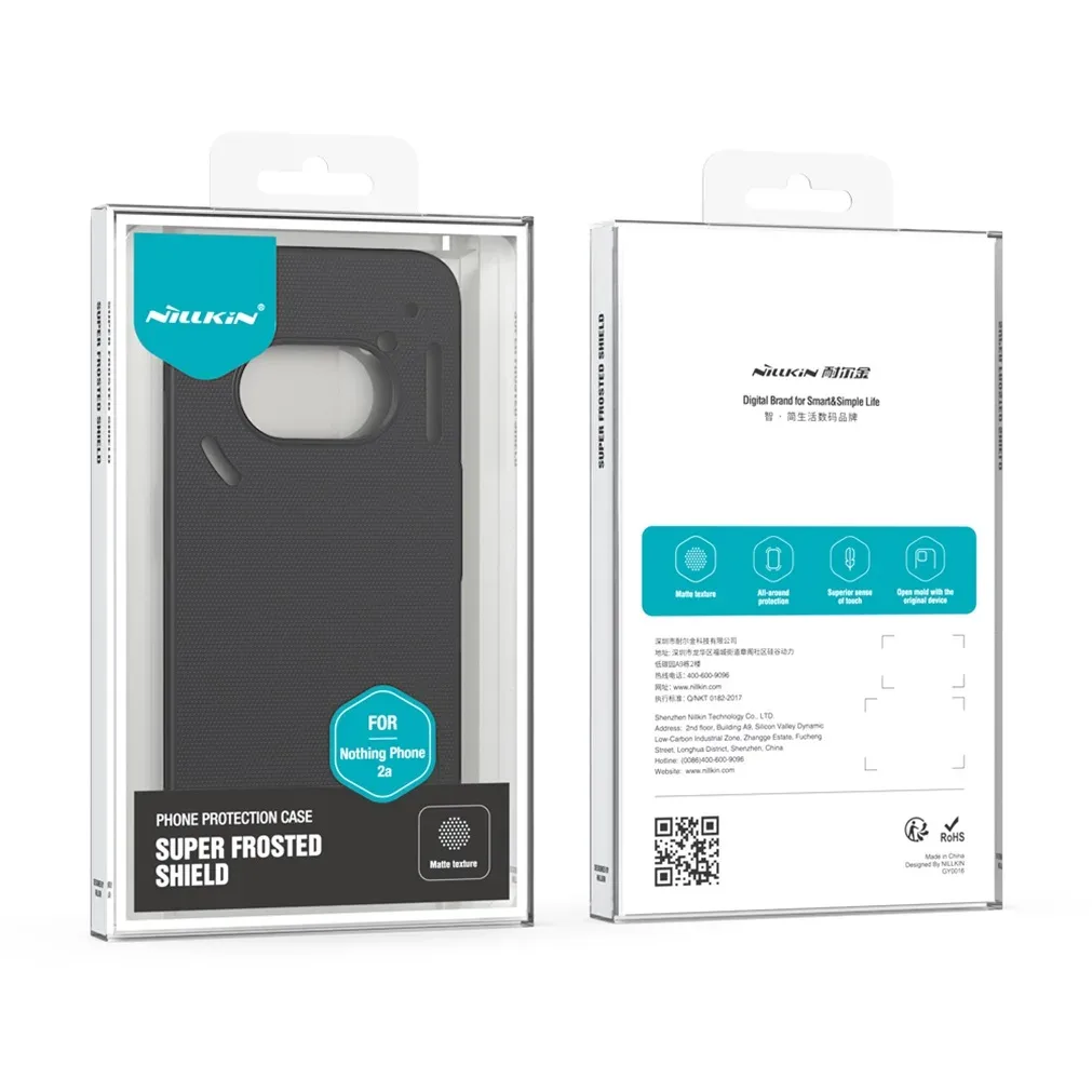For Nothing Phone 2a Case NILLKIN Super Frosted Shield Case Hard PC Ultra-Thin Protection Shell Back Cover For Nothing Phone2a