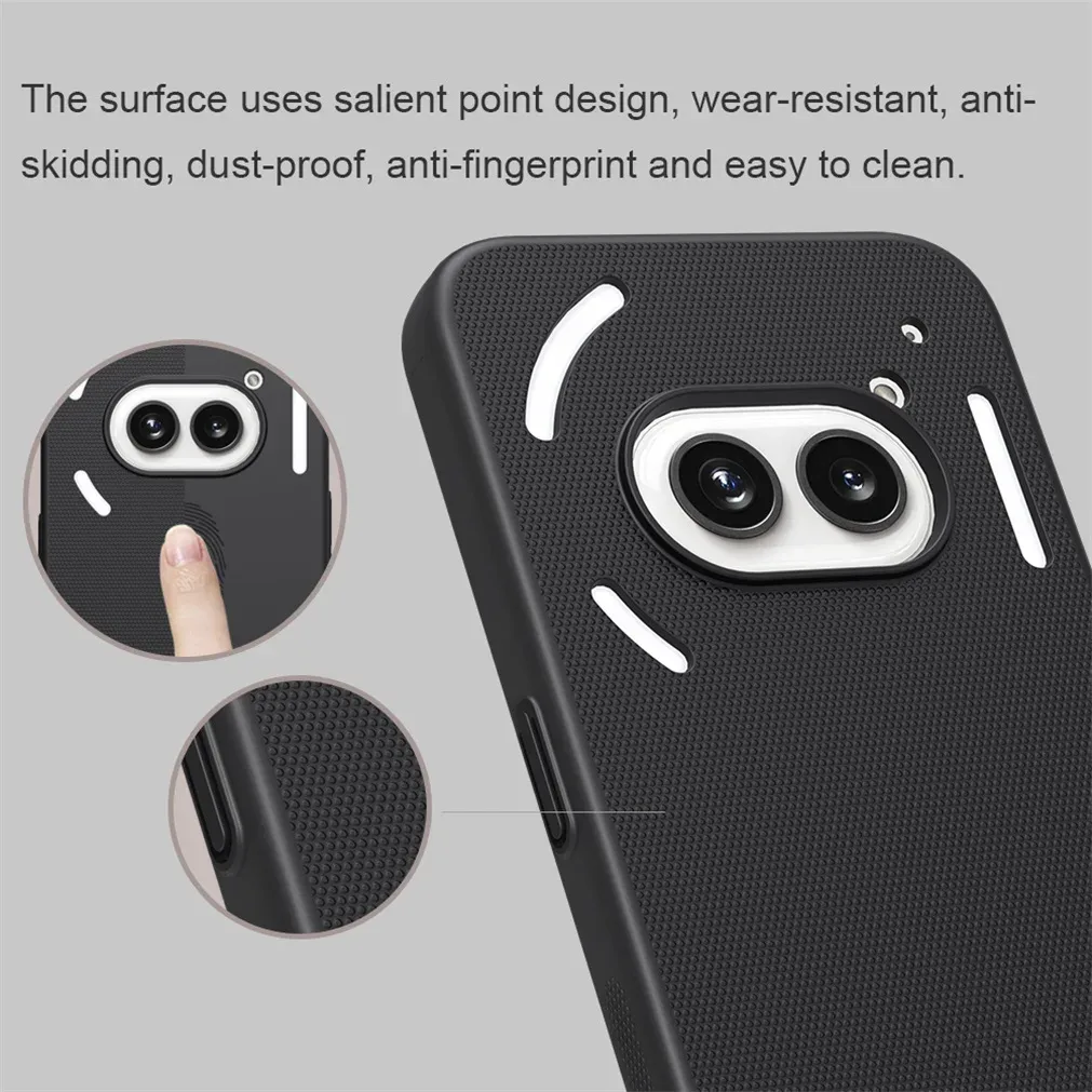 For Nothing Phone 2a Case NILLKIN Super Frosted Shield Case Hard PC Ultra-Thin Protection Shell Back Cover For Nothing Phone2a
