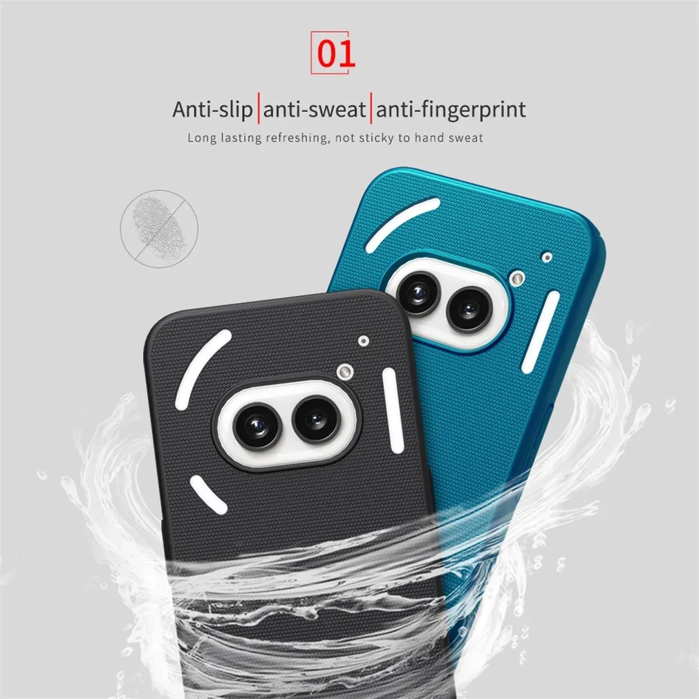 For Nothing Phone 2a Case NILLKIN Super Frosted Shield Case Hard PC Ultra-Thin Protection Shell Back Cover For Nothing Phone2a