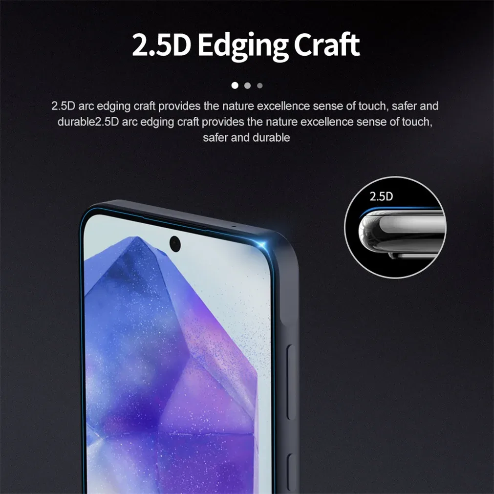 Nillkin For Samsung Galaxy A55 5G Tempered Glass Amazing H+PRO Anti-Explosion 2.5D 9H Screen Protector Film For Samsung A55
