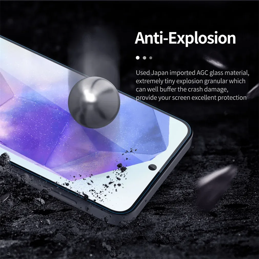 Nillkin For Samsung Galaxy A55 5G Tempered Glass Amazing H+PRO Anti-Explosion 2.5D 9H Screen Protector Film For Samsung A55