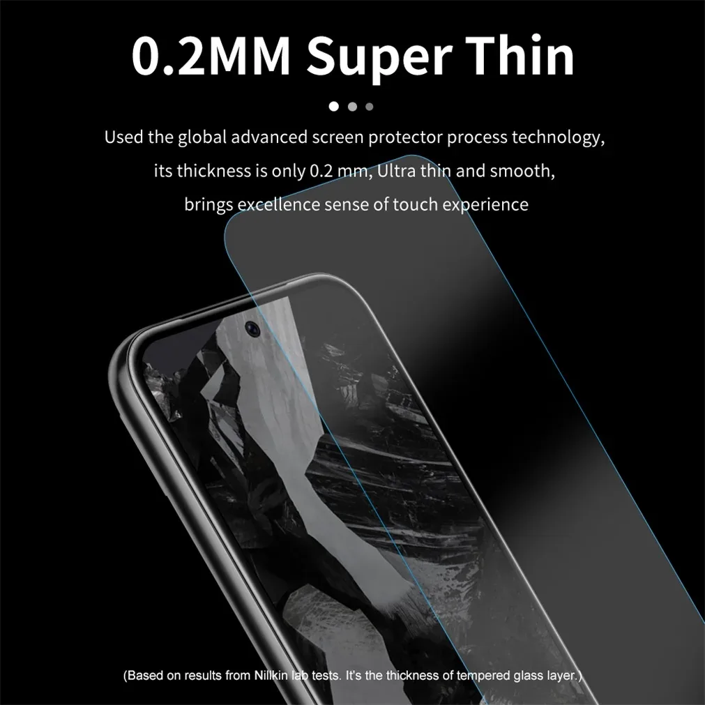 Nillkin For Google Pixel 8a Tempered Glass Amazing H+PRO Anti-Explosion 2.5D 0.2mm 9H Screen Protector Film For Google Pixel8a