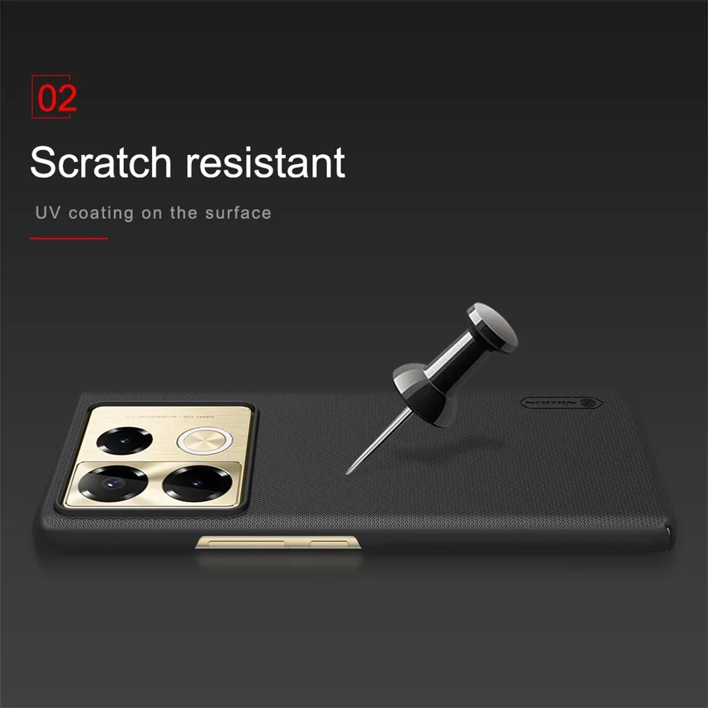 For Infinix Note 40 Pro 5G / 40 Pro+ Plus 5G Case NILLKIN Super Frosted Shield Hard PC Ultra-Thin Matte Protection Back Cover