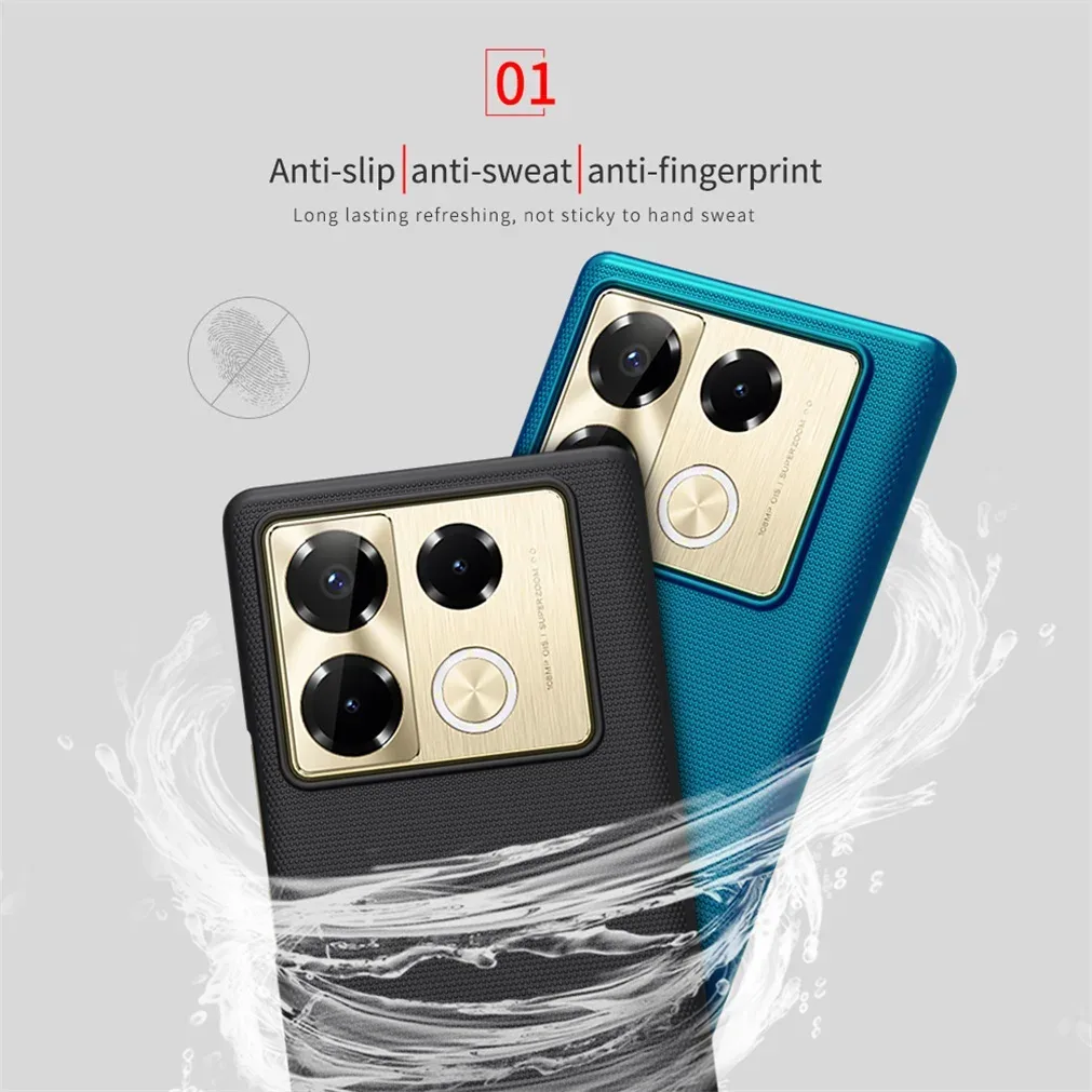 For Infinix Note 40 Pro 5G / 40 Pro+ Plus 5G Case NILLKIN Super Frosted Shield Hard PC Ultra-Thin Matte Protection Back Cover
