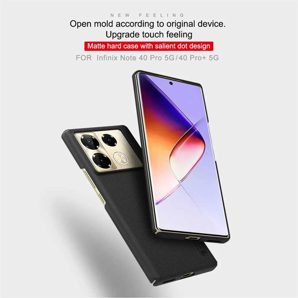 For Infinix Note 40 Pro 5G / 40 Pro+ Plus 5G Case NILLKIN Super Frosted Shield Hard PC Ultra-Thin Matte Protection Back Cover
