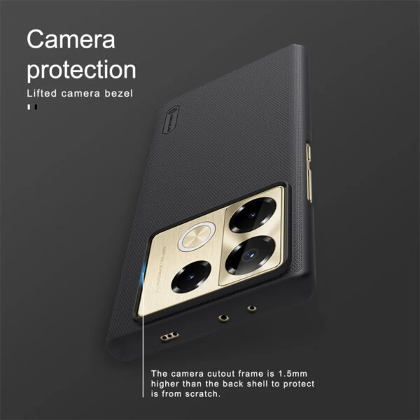 Чехол Nillkin Super Frosted Shield для Infinix Note 40 Pro 5G, Note 40 Pro Plus 5G — изображение 5