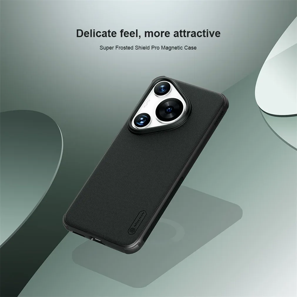 For Huawei Pura 70 Pro / Pura70 Pro+ Plus MagSafe Case Nillkin Frosted Shield Pro Magnetic Case TPU Frame PC Cover For Pura 70