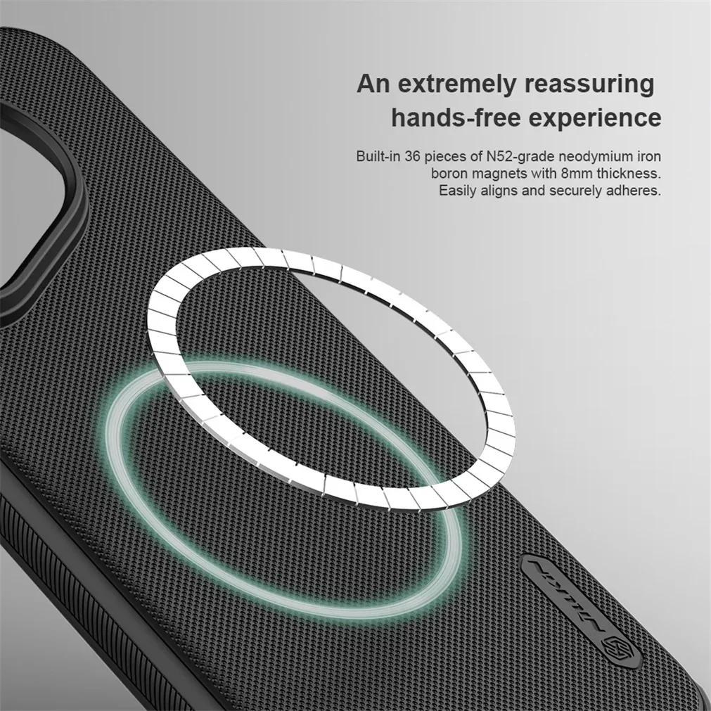 For Huawei Pura 70 Pro / Pura70 Pro+ Plus MagSafe Case Nillkin Frosted Shield Pro Magnetic Case TPU Frame PC Cover For Pura 70
