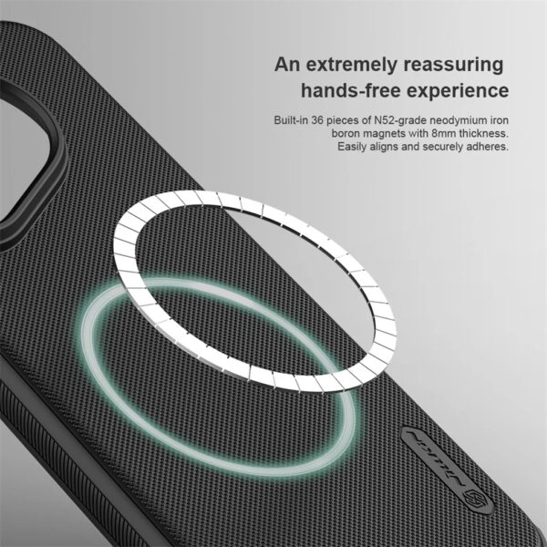Чехол Nillkin Super Frosted Shield Pro Magnetic для Huawei Pura 70, Pura 70 Pro, Pura 70 Pro Plus (MagSafe) — изображение 4