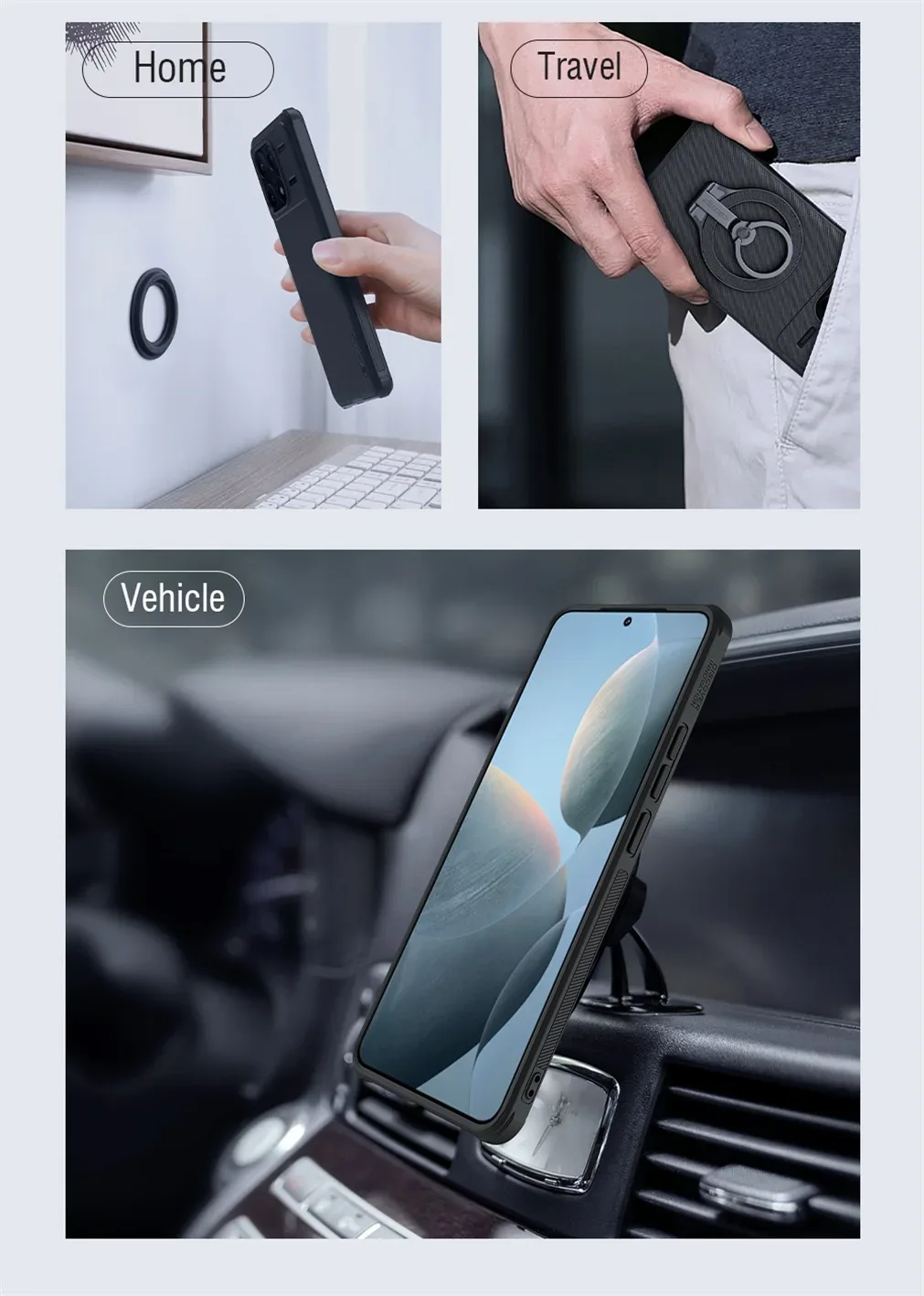 For Xiaomi Poco F6 Pro MagSafe Case Nillkin Frosted Shield Pro Shockproof Magnetic Case TPU Frame PC Back Cover For Poco F6 Pro