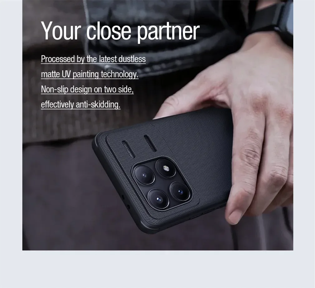 For Xiaomi Poco F6 Pro MagSafe Case Nillkin Frosted Shield Pro Shockproof Magnetic Case TPU Frame PC Back Cover For Poco F6 Pro