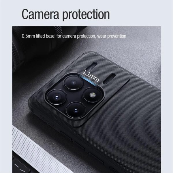 Чехол Nillkin Super Frosted Shield для Xiaomi Poco F6 Pro (MagSafe) — изображение 4
