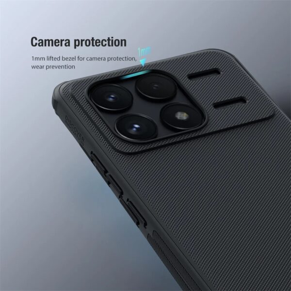 Чехол Nillkin Super Frosted Shield для Xiaomi Poco F6 Pro — изображение 2