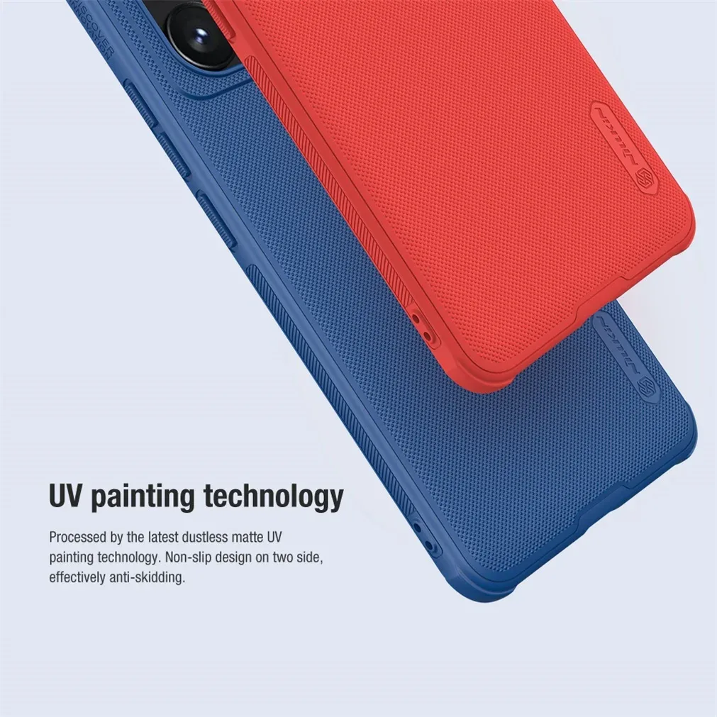 For Xiaomi Poco F6 Pro Case Nillkin Frosted Shield Pro Soft TPU Frame Hard PC Shell Shockproof Back Cover For Xiaomi Poco F6 Pro