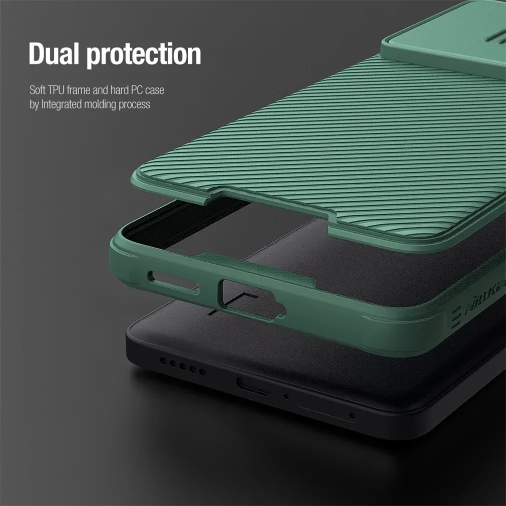 For Xiaomi Poco F6 Case NILLKIN CamShield Pro Case Shockproof Slide Camera Cover Lens Privacy Protection Back Cover For Poco F6