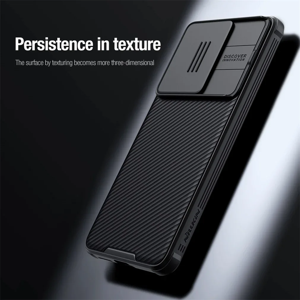 For Xiaomi Poco F6 Case NILLKIN CamShield Pro Case Shockproof Slide Camera Cover Lens Privacy Protection Back Cover For Poco F6