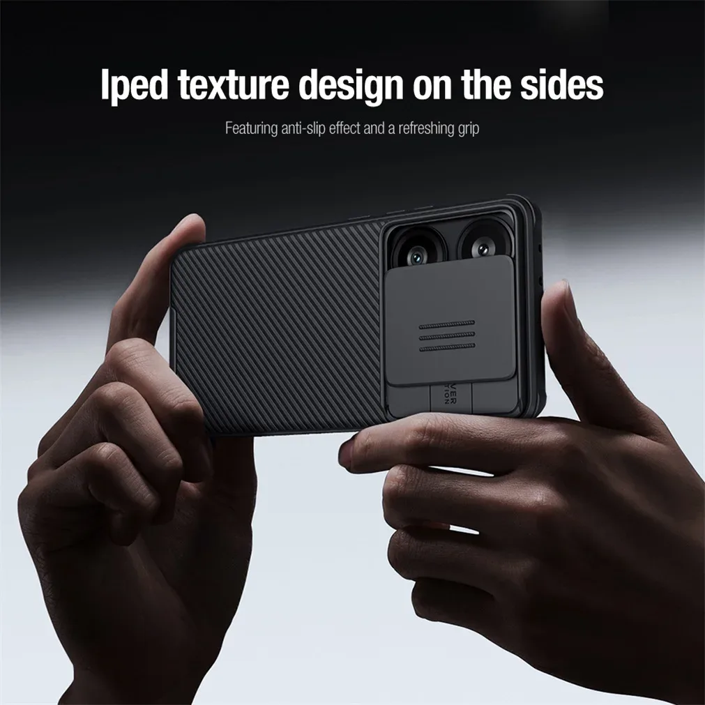 For Xiaomi Poco F6 Case NILLKIN CamShield Pro Case Shockproof Slide Camera Cover Lens Privacy Protection Back Cover For Poco F6