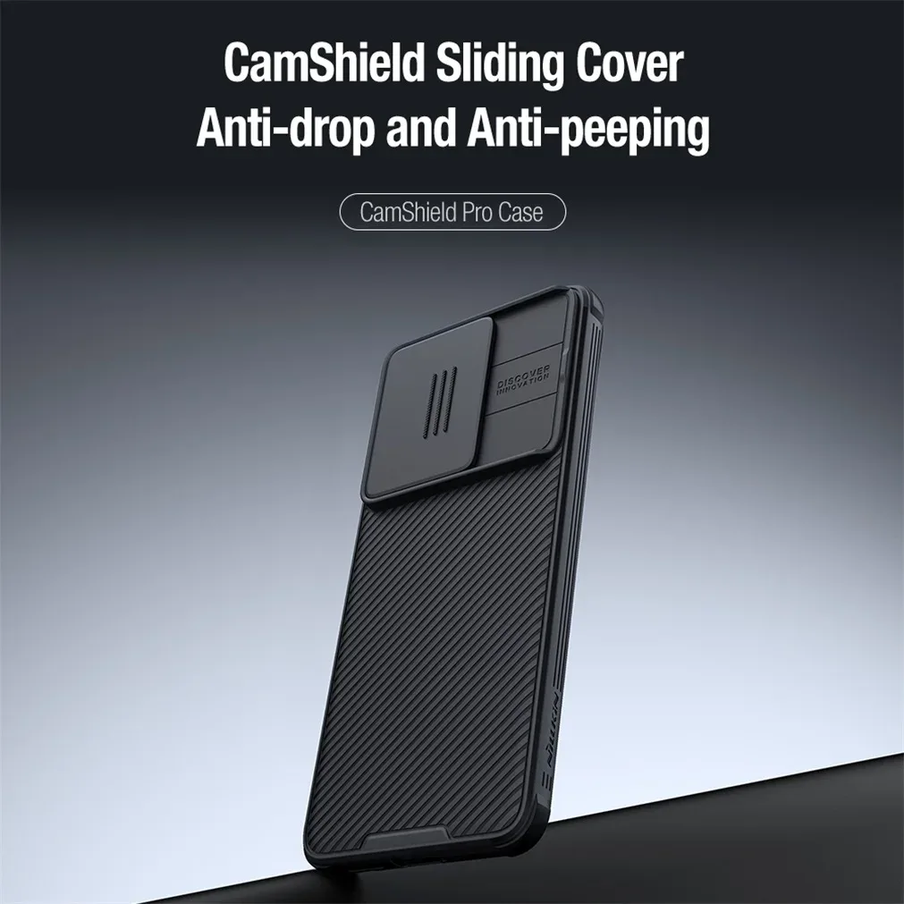 For Xiaomi Poco F6 Case NILLKIN CamShield Pro Case Shockproof Slide Camera Cover Lens Privacy Protection Back Cover For Poco F6