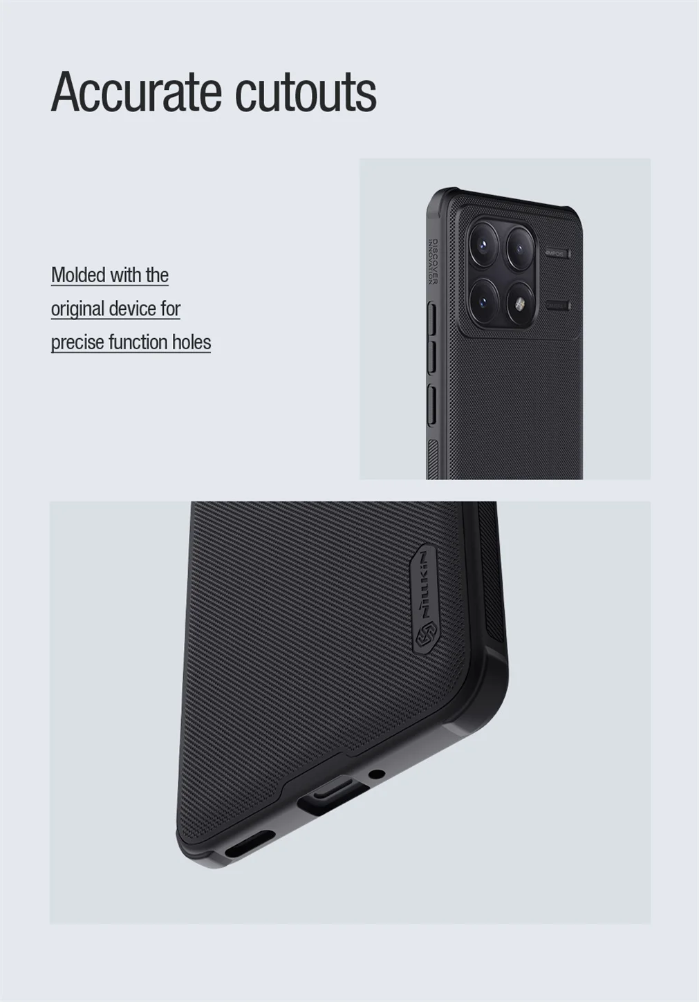 Чехол Nillkin Super Frosted Shield для Xiaomi Poco F6 Pro (MagSafe)