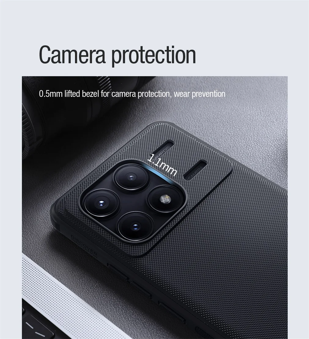 Чехол Nillkin Super Frosted Shield для Xiaomi Poco F6 Pro (MagSafe)
