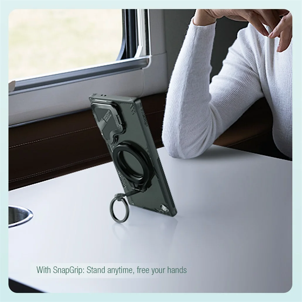 Чехол Nillkin Iceblade Prop для Samsung Galaxy S24 Ultra (MagSafe) Чехол Nillkin Iceblade Prop для Samsung Galaxy S24 Ultra (MagSafe)