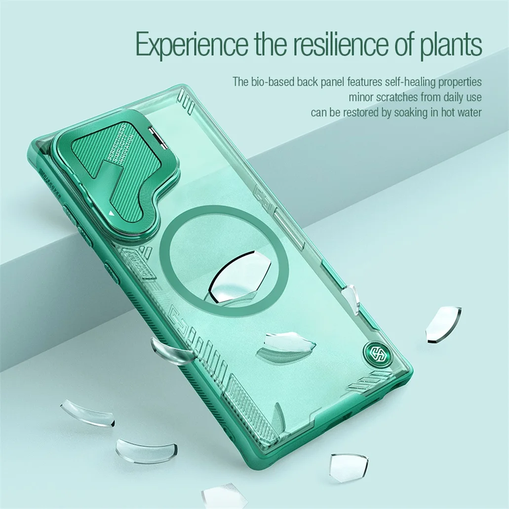 Чехол Nillkin Iceblade Prop для Samsung Galaxy S24 Ultra (MagSafe) Чехол Nillkin Iceblade Prop для Samsung Galaxy S24 Ultra (MagSafe)