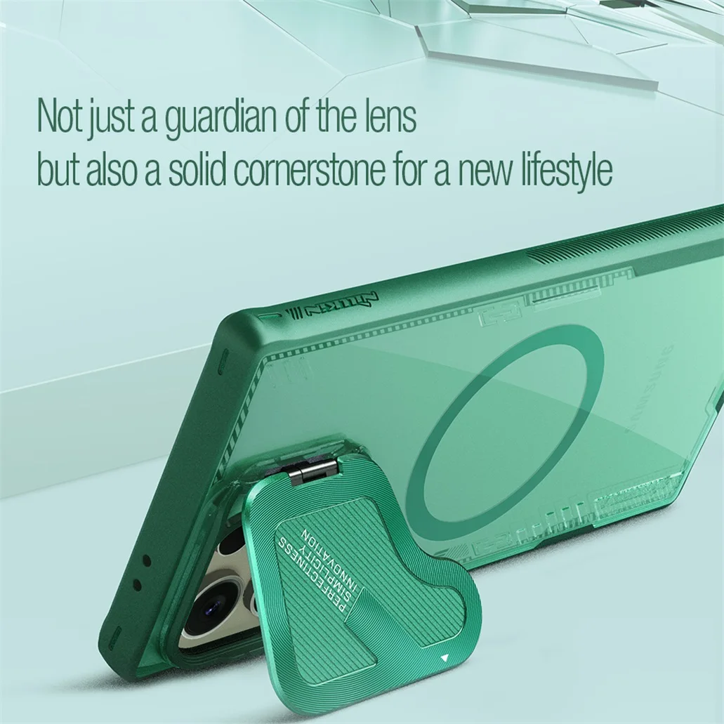 Чехол Nillkin Iceblade Prop для Samsung Galaxy S24 Ultra (MagSafe) Чехол Nillkin Iceblade Prop для Samsung Galaxy S24 Ultra (MagSafe)