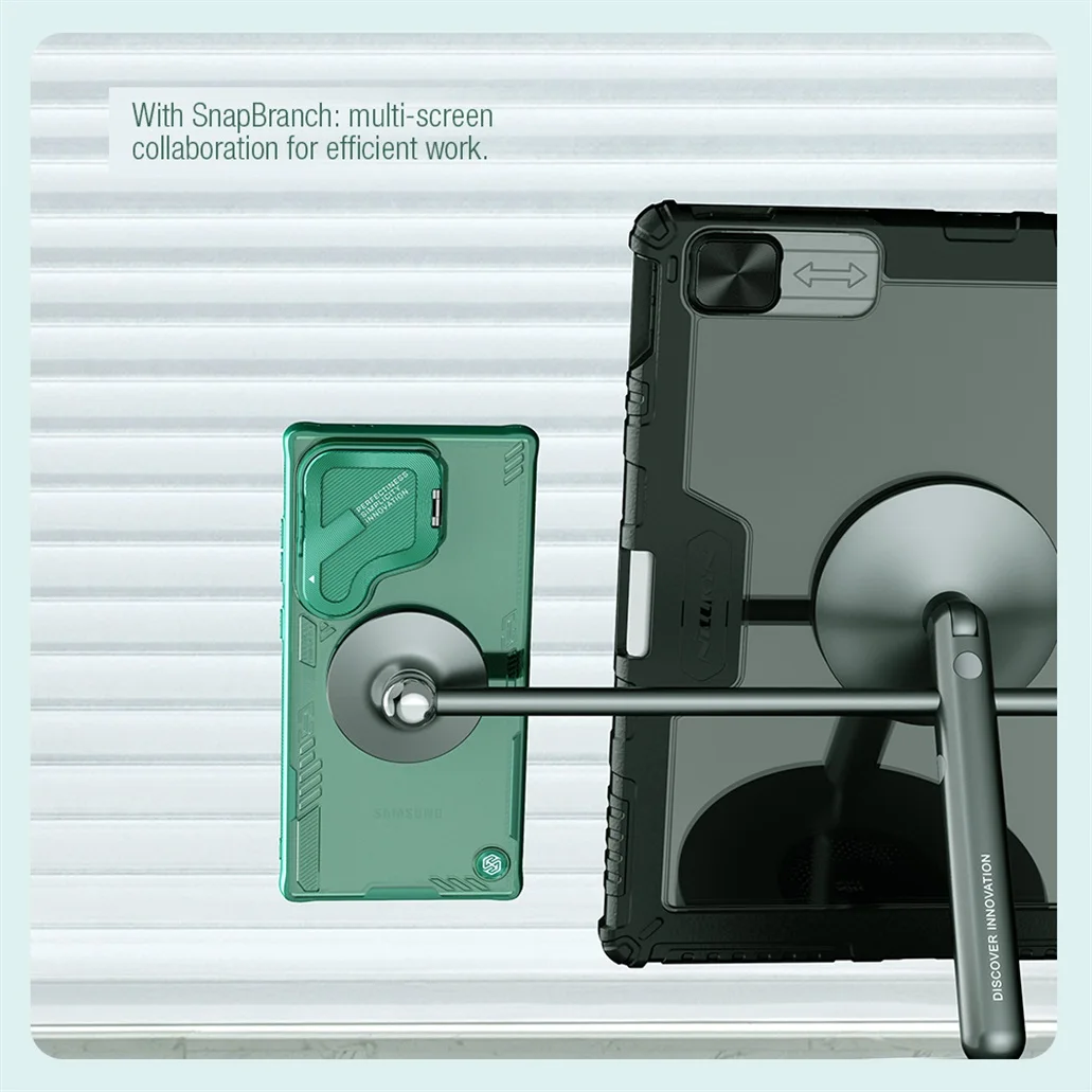 Чехол Nillkin Iceblade Prop для Samsung Galaxy S24 Ultra (MagSafe) Чехол Nillkin Iceblade Prop для Samsung Galaxy S24 Ultra (MagSafe)