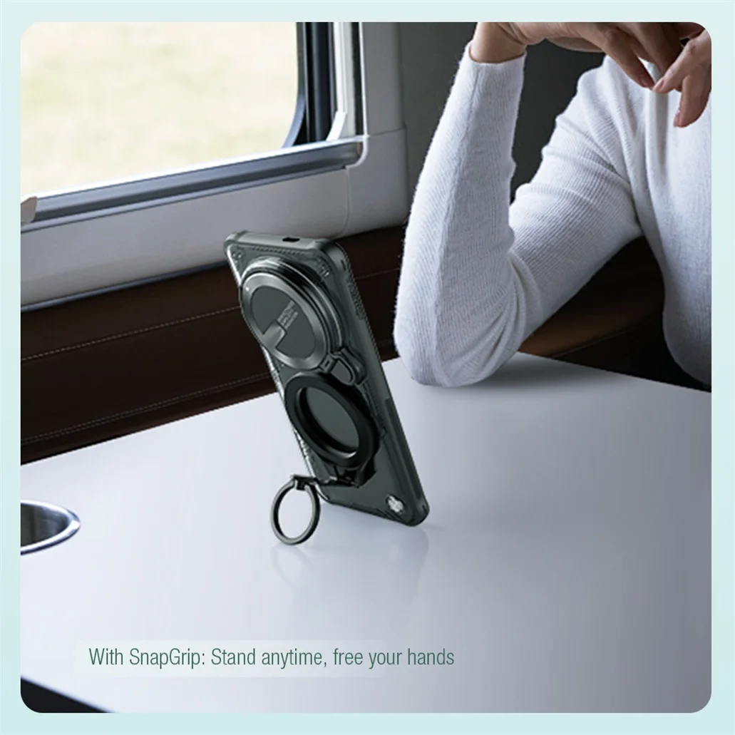 Чехол Nillkin Iceblade Prop для Xiaomi 14 Ultra (MagSafe) Чехол Nillkin Iceblade Prop для Xiaomi 14 Ultra (MagSafe)