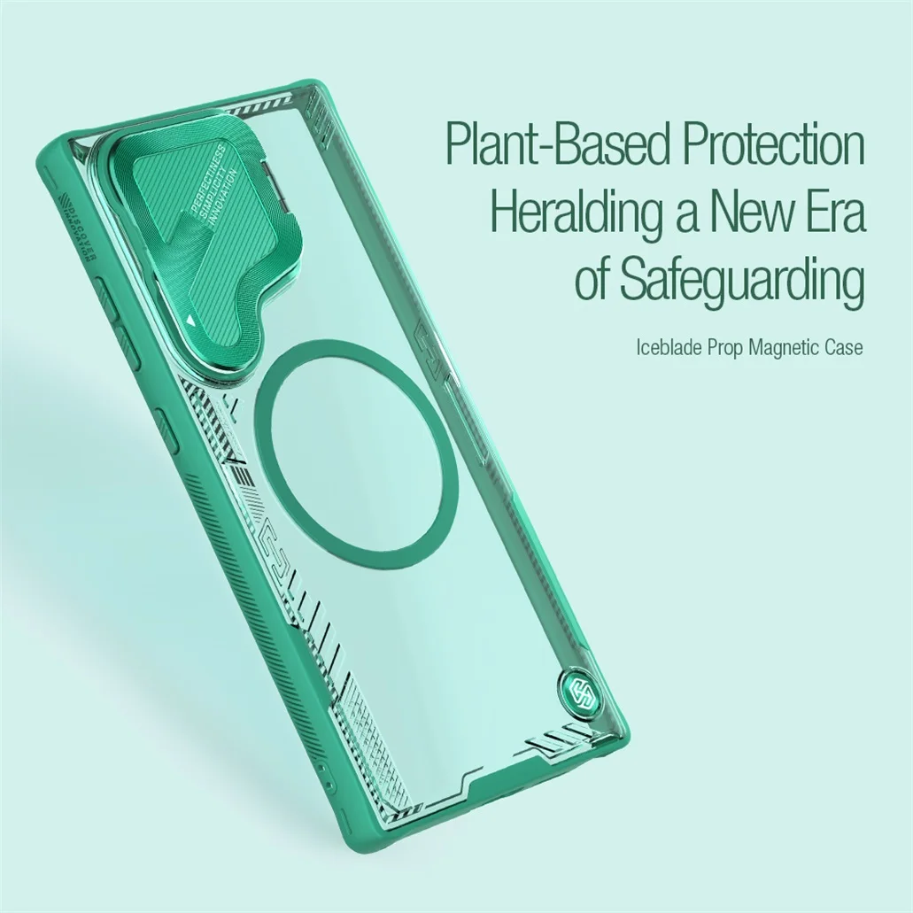 Чехол Nillkin Iceblade Prop для Samsung Galaxy S24 Ultra (MagSafe) Чехол Nillkin Iceblade Prop для Samsung Galaxy S24 Ultra (MagSafe)