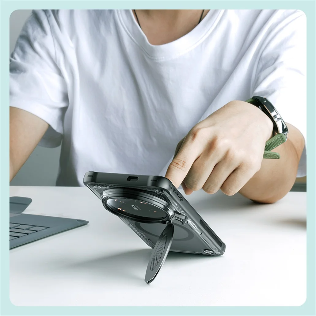 Чехол Nillkin Iceblade Prop для Xiaomi 14 Ultra (MagSafe) Чехол Nillkin Iceblade Prop для Xiaomi 14 Ultra (MagSafe)