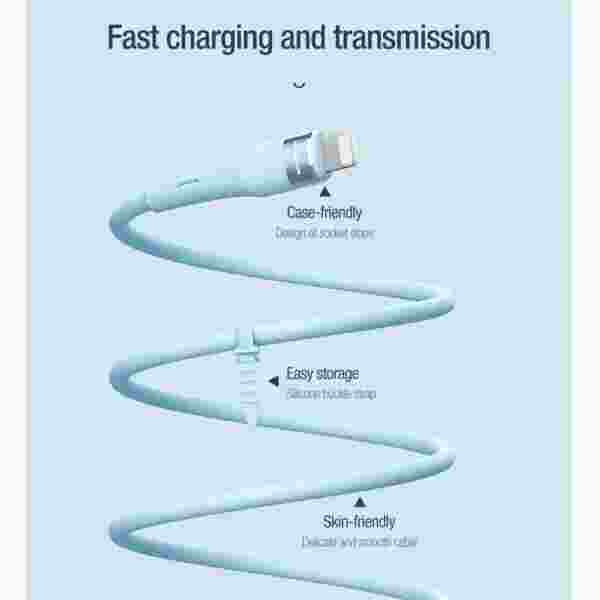 Кабель Nillkin Silicone Cable Flowspeed Type-C на Lightning — изображение 5