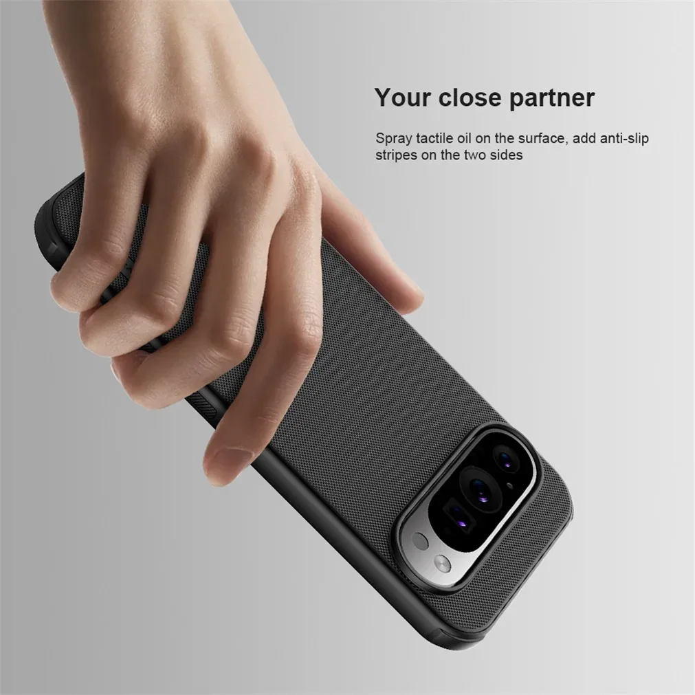 For Google Pixel 9 /9 Pro Case Nillkin Frosted Shield Pro Soft TPU Frame Hard PC Shell Matte Back Cover For Google Pixel9 Pro XL