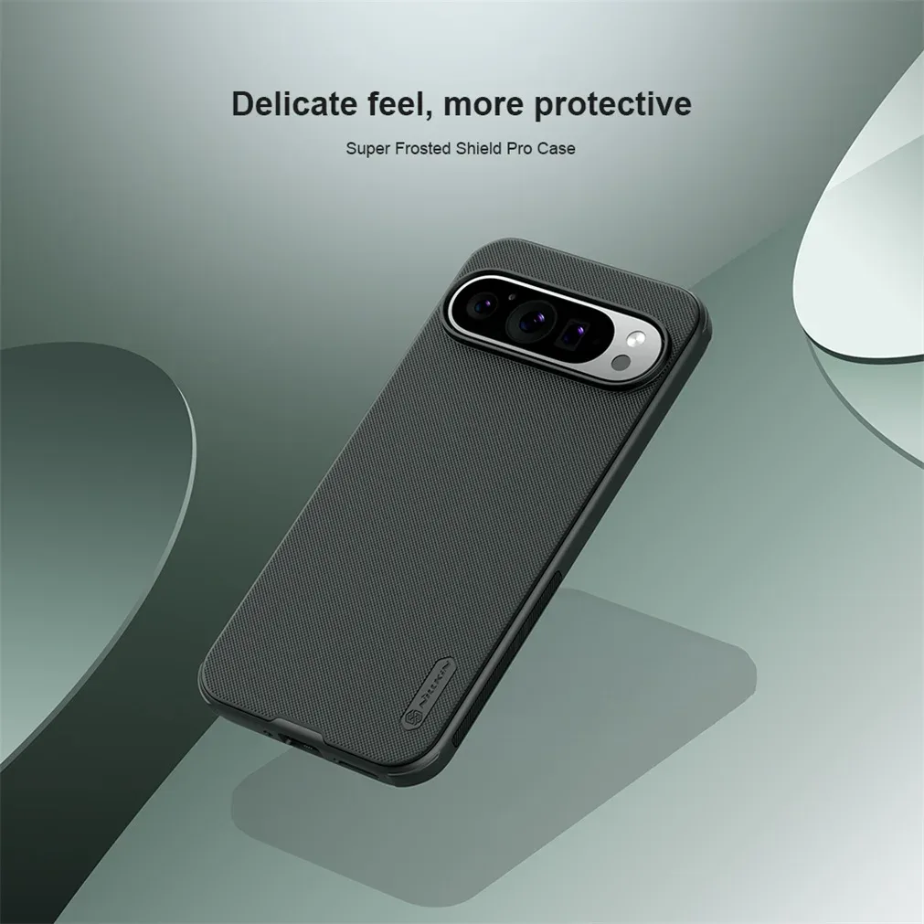 For Google Pixel 9 /9 Pro Case Nillkin Frosted Shield Pro Soft TPU Frame Hard PC Shell Matte Back Cover For Google Pixel9 Pro XL