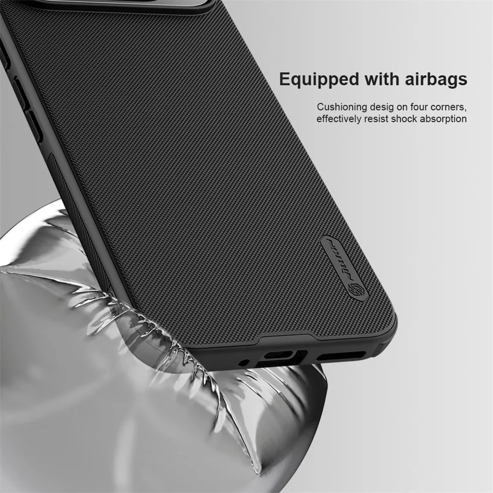For Google Pixel 9 /9 Pro Case Nillkin Frosted Shield Pro Soft TPU Frame Hard PC Shell Matte Back Cover For Google Pixel9 Pro XL