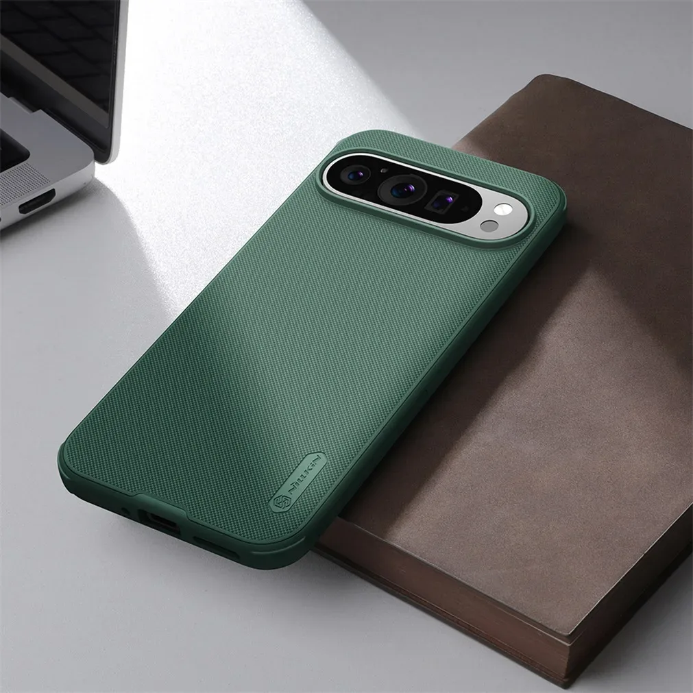 For Google Pixel 9 /9 Pro Case Nillkin Frosted Shield Pro Soft TPU Frame Hard PC Shell Matte Back Cover For Google Pixel9 Pro XL