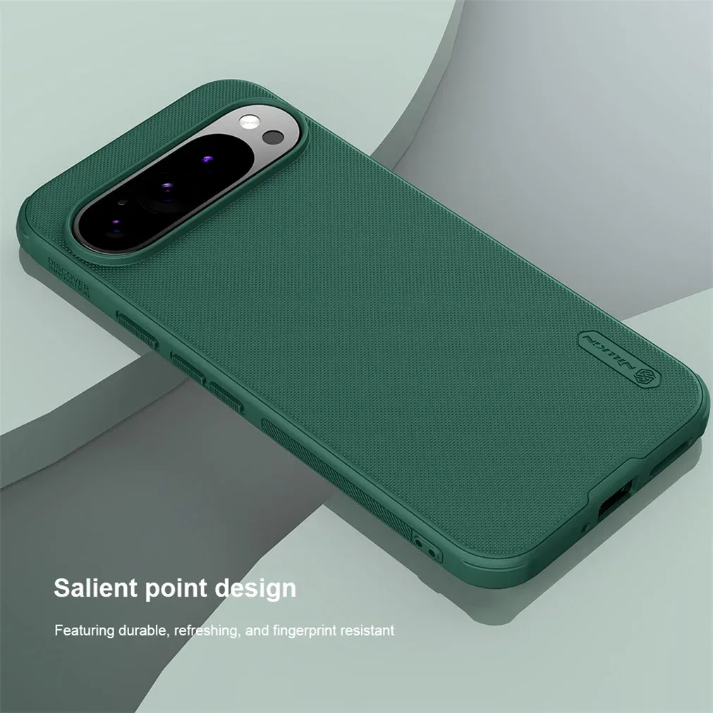 For Google Pixel 9 /9 Pro Case Nillkin Frosted Shield Pro Soft TPU Frame Hard PC Shell Matte Back Cover For Google Pixel9 Pro XL
