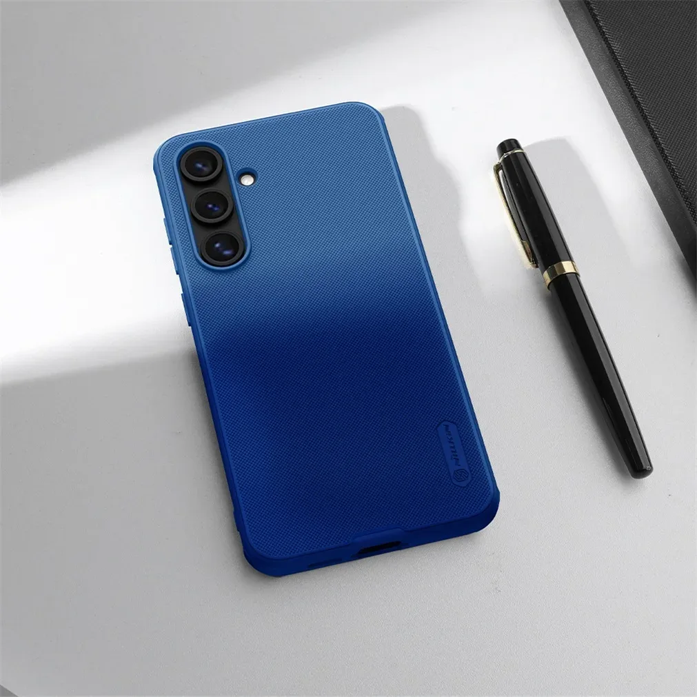 For Samsung Galaxy S24 FE Case Nillkin Frosted Shield Pro Soft TPU Frame Hard PC Shell Matte Phone Back Cover For Samsung S24FE