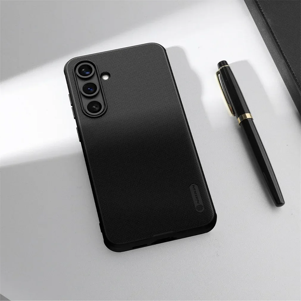 For Samsung Galaxy S24 FE MagSafe Case Nillkin Frosted Shield Pro Magnetic Case Soft TPU Frame Hard PC Cover For Samsung S24FE