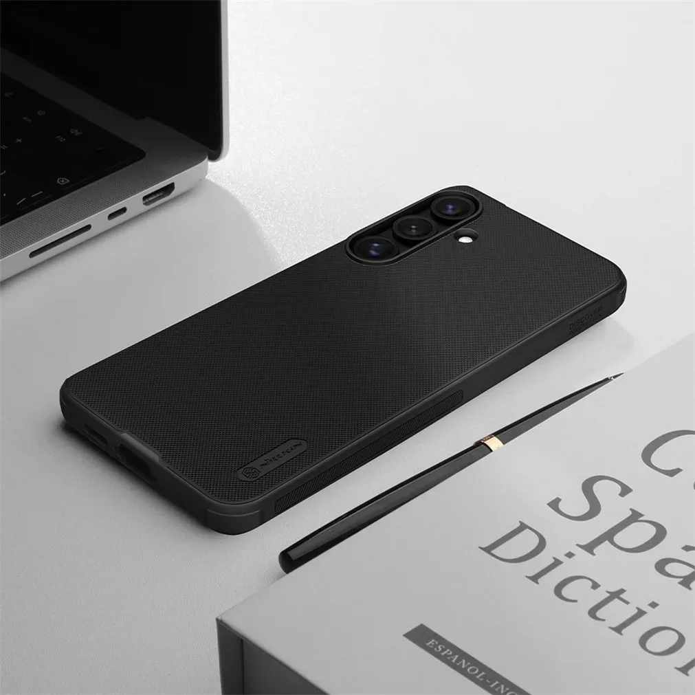 For Samsung Galaxy S24 FE MagSafe Case Nillkin Frosted Shield Pro Magnetic Case Soft TPU Frame Hard PC Cover For Samsung S24FE