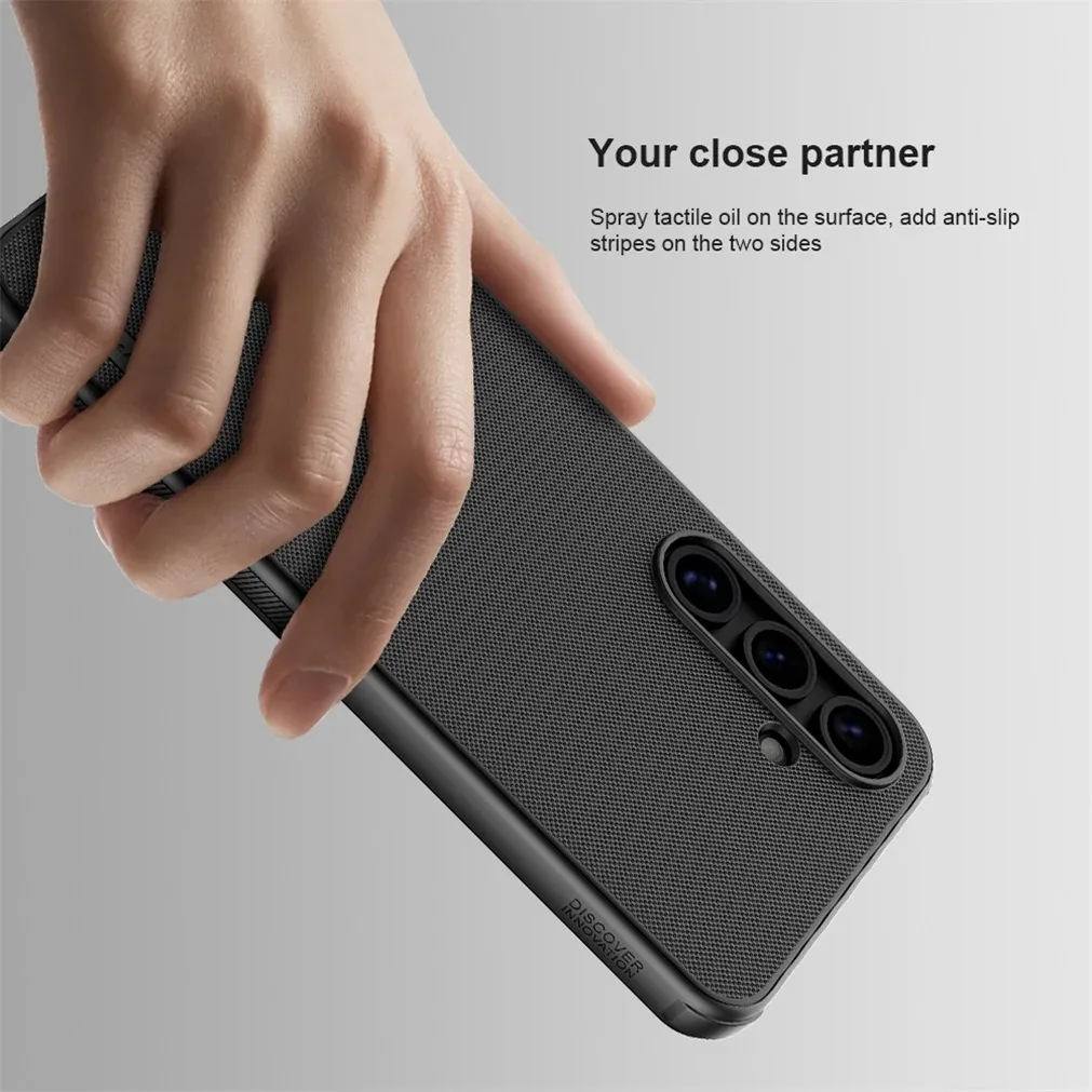 For Samsung Galaxy S24 FE MagSafe Case Nillkin Frosted Shield Pro Magnetic Case Soft TPU Frame Hard PC Cover For Samsung S24FE