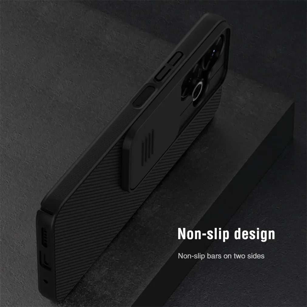 For Xiaomi Redmi 13 4G/ Poco M6 4G Case NILLKIN CamShield Slide Camera Cover Privacy Protection Back Cover For Redmi Note 13R 5G