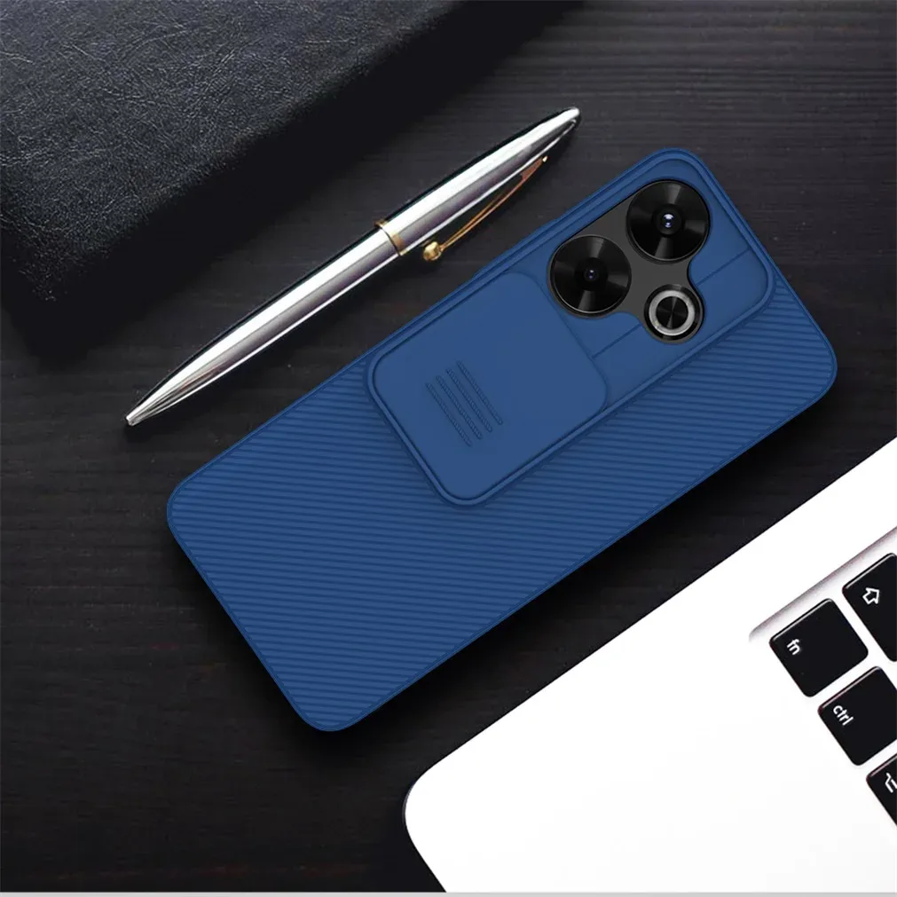 For Xiaomi Redmi 13 4G/ Poco M6 4G Case NILLKIN CamShield Slide Camera Cover Privacy Protection Back Cover For Redmi Note 13R 5G
