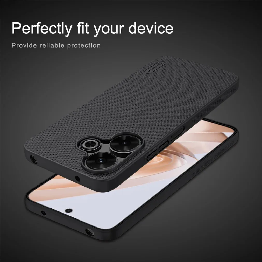 For Xiaomi Redmi 13 4G/ Poco M6 4G Case NILLKIN Super Frosted Shield Case Hard PC Ultra-Thin Back Cover For Redmi Note 13R 5G
